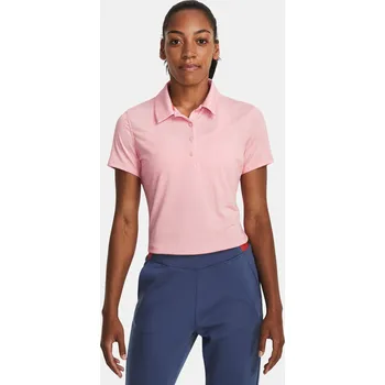 Dámské oblečení Dámské tričko Under Armour UA Playoff SS Polo 1377335-673 Růžová XS