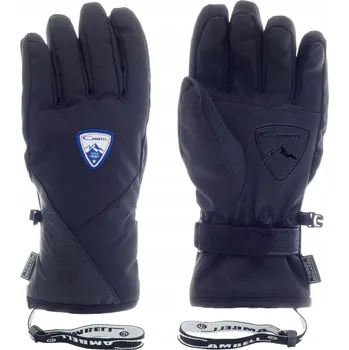 Rukavice DÁMSKÉ Lyžařské rukavice CAMBELL Softshell S ČERNÉ