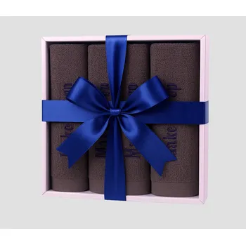 Kosmetický froté ručník v šedé barvě 4 ks v dárkovém balení NEU012