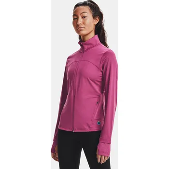 Dámské oblečení Dámské tričko Under Armour RUSH FZ 1359081-678 Růžová LG