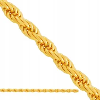 Náramek Náramek Kordel, zlato 585, působivý unisex model , 1,50 g, 1,9 9 Cm , jako Dárek