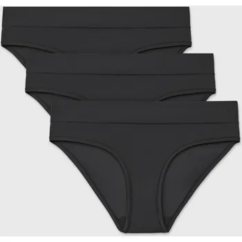 Kalhotky 3PACK Klasické kalhotky Bamboo Soft se zvýšeným pasem