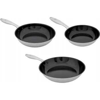 Pánev Shiori Sada nerezových pánví 304 s keramickým povrchem, indukce