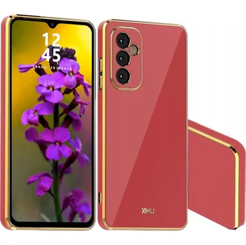 Pouzdro na mobilní telefon Zadní Kryt RCBR pro Samsung Galaxy A34 5G GLAMOUR COLOR CASE červený