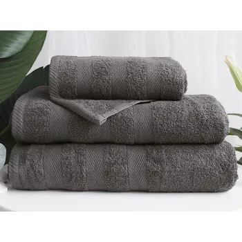 Ručník XPOSE® Froté ručník DEVON - tmavě šedý 50x90 cm, Froté + Prodloužená možnost vrácení zboží do 50 dnů