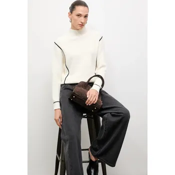 Dámský svetr Kašmírový svetr Answear.LAB 2685.fh béžová 01X, vel. XL