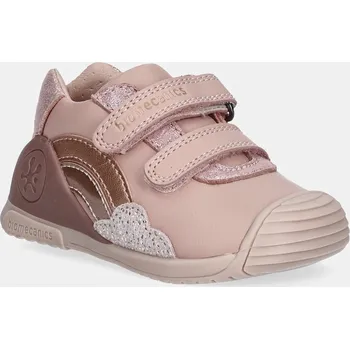 Dámské polobotky Dětské kožené polobotky Biomecanics 251102 růžová 30X, EUR 23