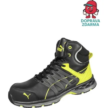 Pracovní obuv VELOCITY 2.0 YELLOW MID kotníková pánská černá 42