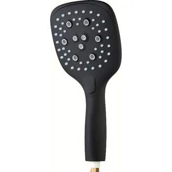 Sprchová hlavice EASY ruční sprcha 118x118 mm, 3 proudy, černá