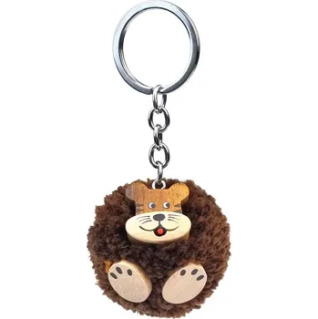 2Kids Toys Dřevěná klíčenka pompon Tygr