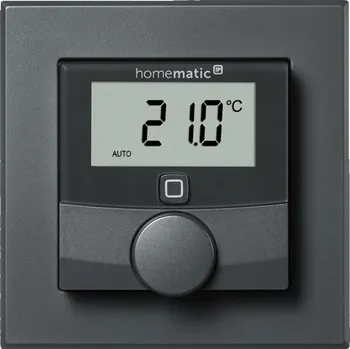 HOMEMATIC IP prostorový termostat, s čidlem vlhkosti, bezdrátový, antracitová
