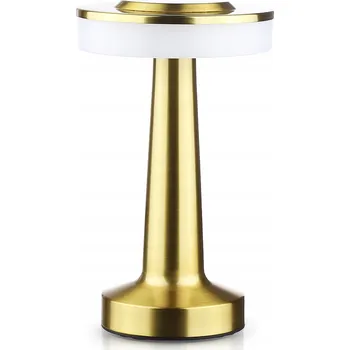 Lampička BEZDRÁTOVÁ LAMPIČKA DO RESTAURACE HOTELU DOTYKOVÁ LED HOUBIČKA 3 REŽIMY NOČNÍ