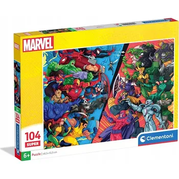 Puzzle Puzzle Super 104 dílků. Supercolor. Marvel