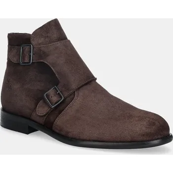 Pánské tenisky Semišové boty Fly London WOCH311FLY P145311002 hnědá 98X, EUR 44