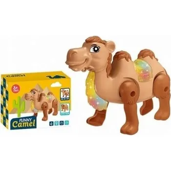 Figurka INTERAKTIVNÍ HRAČKA VESELÝ VELBLOUD - SVĚTLA, ZVUKY, CHODÍCÍ FIGURKA