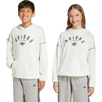 Chlapecká mikina Dětská mikina adidas Originals JX5267 bílá 00X, vel. 152
