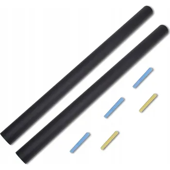 Kancelářský nábytek Černá samolepicí tabule na kreslení 60x200 cm s křídou