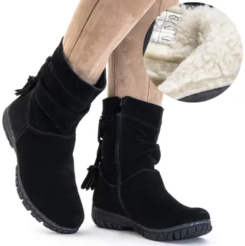 Dámské kozačky Wojtyłko dámské kozačky na klínu do půlky lýtek, velikost 39