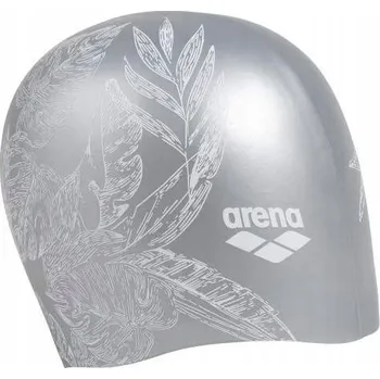 Plavecká čepice Plavecká čepice pro dospělé Silikonová Arena stříbrná
