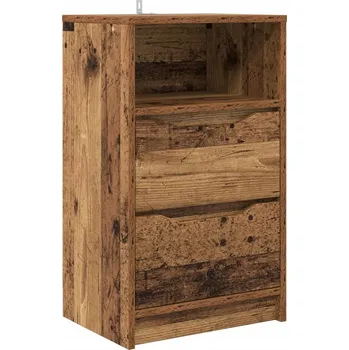 Noční stolek Noční stolek se zásuvkou, staré dřevo, 40 x 30 x 467 cm