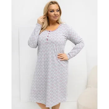 DU KN noční košile FP 605.69 šedá 4XL