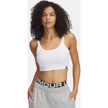 Dámské tílko Under Armour UA Rival Rib Baby Tank 6000265-100 Bílá XL