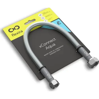FLEXIRA XCONNECT AQUA připojovací hadice G3/8"-G1/2", 40cm, toaletní, nerez