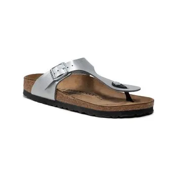 Dámské žabky Žabky Birkenstock Gizeh Bs 0043853 Stříbrná 39