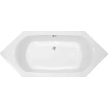 CONCEPT 100 rohová vana 148,5x148,5 cm bez rohu, pro 2 osoby, bez nožiček, akrylát