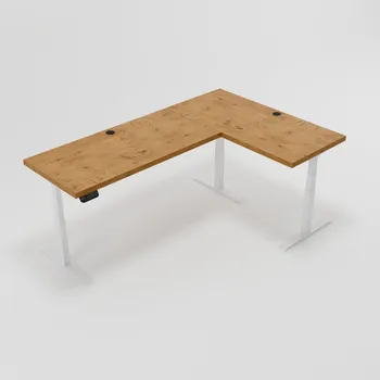 Psací stůl Rohový psací stůl MARCO GAME 200 x 65 x 125,5 cm antracit, bílý, černý, dub lancelot, odstíny šedé, šedá