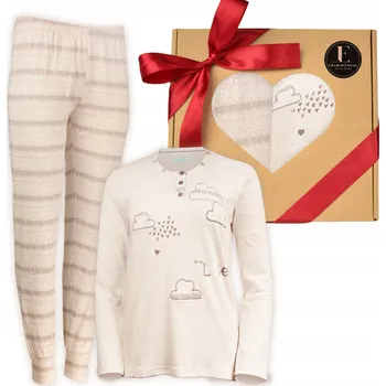 Dámské pyžamo Infiore Dámské pyžamo s dlouhým rukávem a kalhotami Bavlna Sada Velikost L