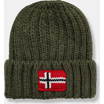 Čepice Dětská čepice s příměsí vlny Napapijri SEMIURY NP0A4GMHG0A1 zelená 87X, vel. 48