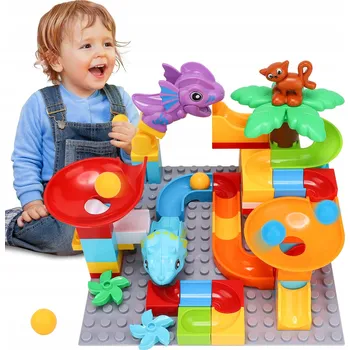 ostatní stavebnice Dinosaurus Stavebnice Kreativní Kuličková dráha SUPER KULODROM LABYRINT 55dílů