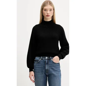 Pánský svetr Vlněný svetr HUGO Sorellasio 50548292 černá 99X, vel. M