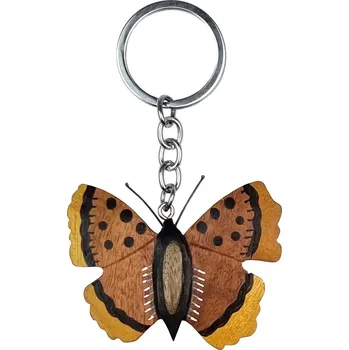 2Kids Toys Dřevěná klíčenka velká Motýl