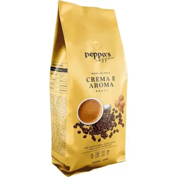 Káva Káva zrnková směs Peppos PEPPO'S Crema e Aroma 1kg 1000 g
