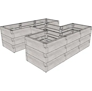 Vyvýšený záhon Vyvýšený záhon – Juwel Timber Ergoline H