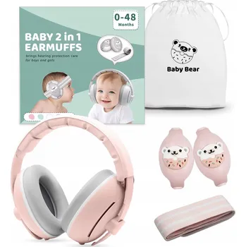 ... CHRÁNIČE SLUCHU 2V1 PRO DĚTI SLUCHÁTKA TLUMÍCÍ HLUK OCHRANA SLUCHU