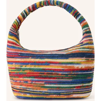 Kabelka Núnoo Dámská Kabelka Agnes Crochet Multi Large, červená /...