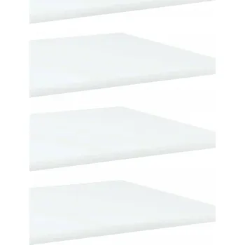 police Bílé police na regály 40 x 40 x 1,5 cm, 4 ks