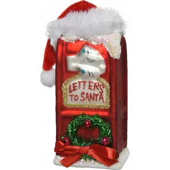 Poštovní schránka Vánoční Vánoční Koule ve tvaru poštovní schránka