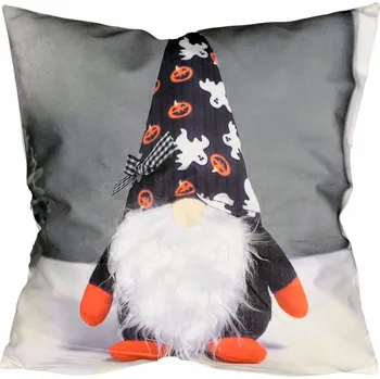 Vánoční povlak 3D Skřítek Halloween 6115M 40x40 cm