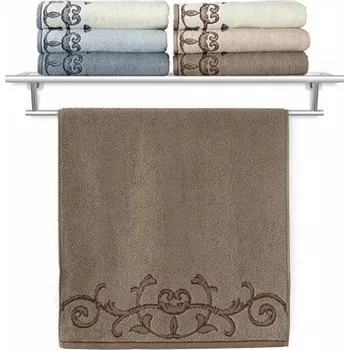 Ručník Ručník Terry Barocco I. hnědá 50x100 cm