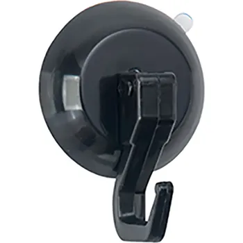 MSV háček s přísavkou, černý, plast, 55 mm