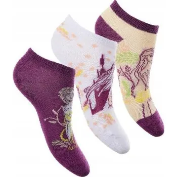 Dětské ponožky s motivem záhady Disney Ledové království, vínové, velikost 31/34