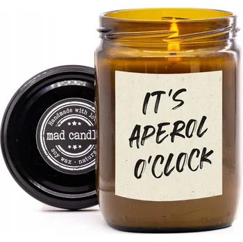 Svíčka Sójová vonná svíčka It’s Aperol o’Clock MadCandles