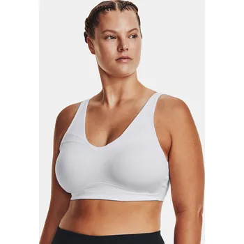 Dámské spodní prádlo Dámská podprsenka Under Armour UA SmartForm Evolutio 1373826-100 Bílá XL