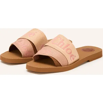 Dámské sandále Chloé Dámské Pantofle Woody, 25i rosewood brown, 38