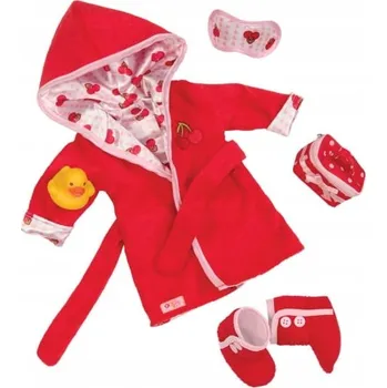 Doplněk pro panenku Our Generation Sada oblečení - župan s pantoflemi