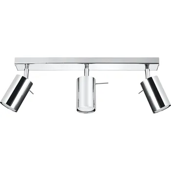 Stropní svítidlo RING 3 chrom moderní kovové do obýváku kuchyně nebo ložnice 45 cm